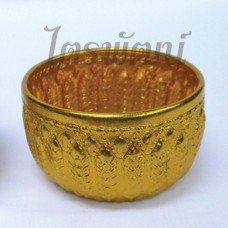 ขันน้ำสีทอง อลูมิเนียม (3 ดาว)